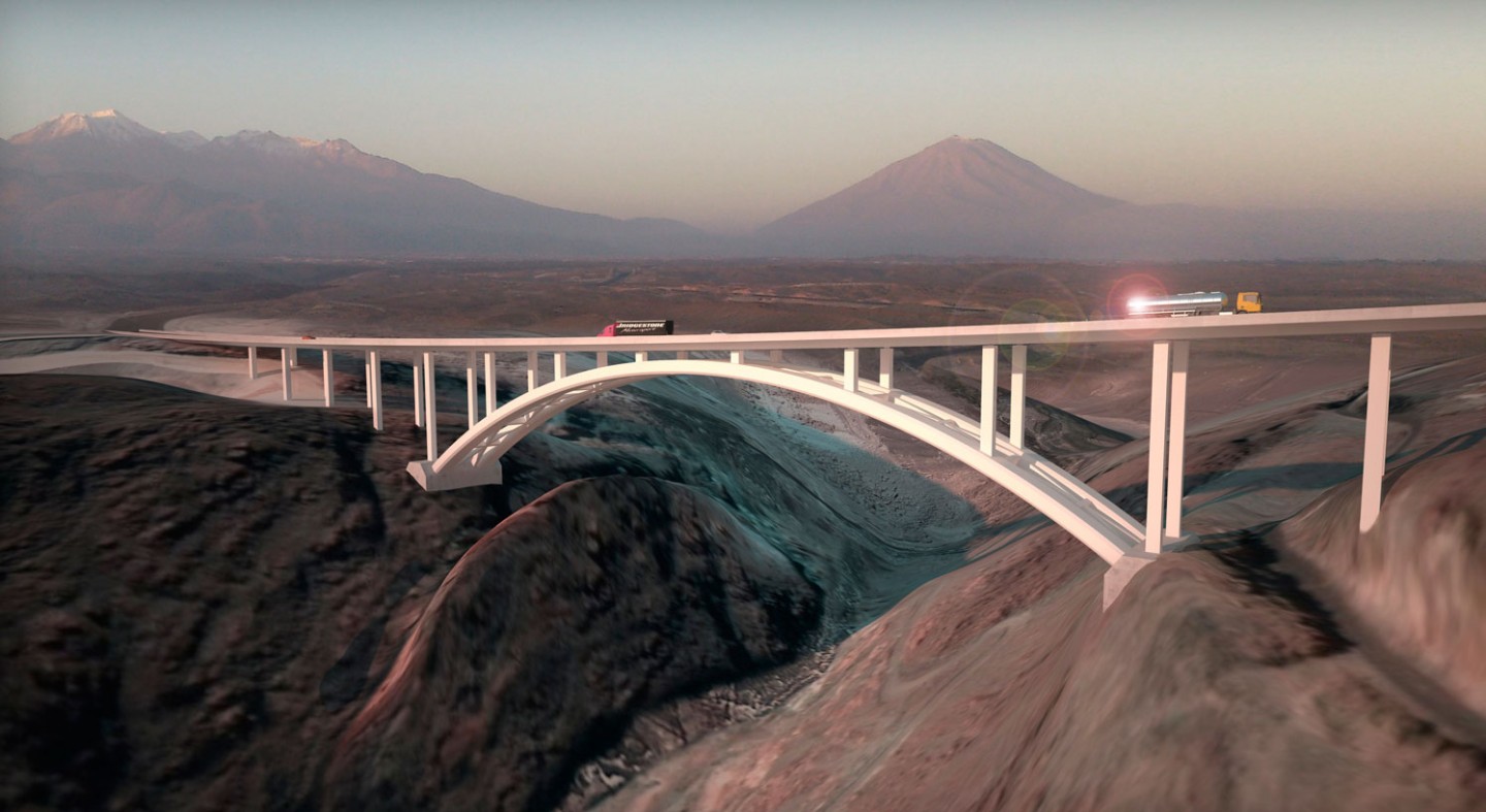 LA JOYA BRIDGE AND VIADUCTS Cimolai